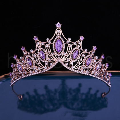 Alloy Rhinestone Hair Bands PW-WG34A4C-06-1