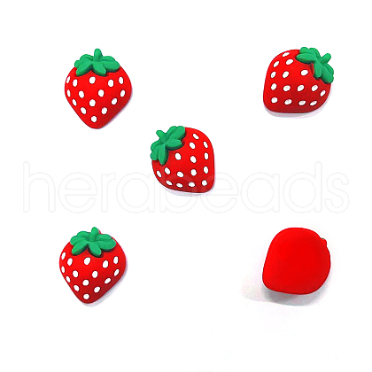 Fruit Opaque Resin Decoden Cabochons RESI-CJC0021-12-1