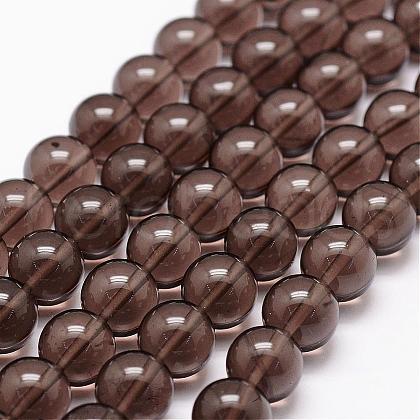 Natural Obsidian Beads Strands G-D838-6mm-01-1