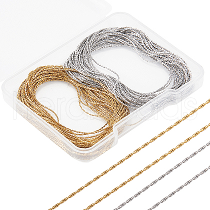 SUNNYCLUE 10M 2 Colors 304 Stainless Steel Cardano Chains CHS-SC0001-05-1