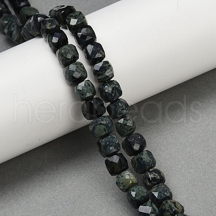 Natural Kambaba Jasper Beads Strands G-H078-C46-6mm-1