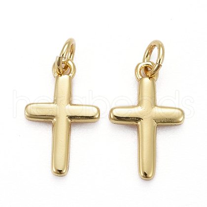 Brass Pendants KK-Z008-15G-1