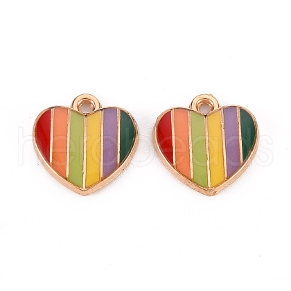 Alloy Enamel Charms X-PALLOY-Q435-008-RS-1