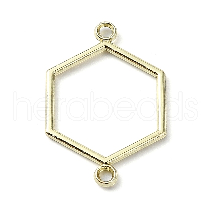 Rack Plating Alloy Links Connector Charms PALLOY-K023-04G-1