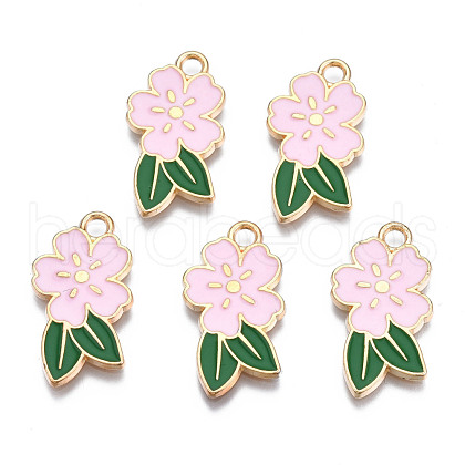 Alloy Enamel Pendants ENAM-Q446-002E-RS-1