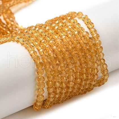 Transparent Glass Beads Strands EGLA-A035-T3mm-D04-1