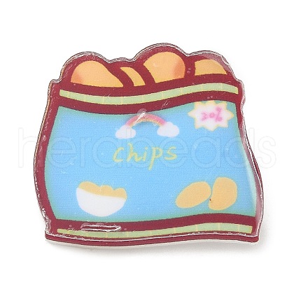 Cartoon Style Acrylic Brooches JEWB-P018-02B-1