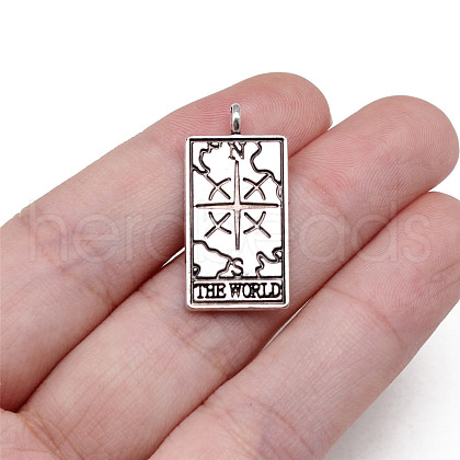 Tibetan Style Alloy Pendants TARO-PW0001-01D-1