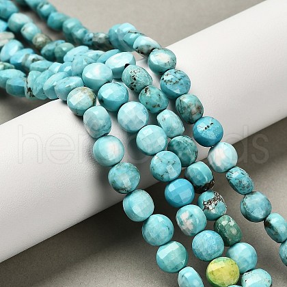 Natural Howlite Beads Strands G-C179-A6mm-27-1