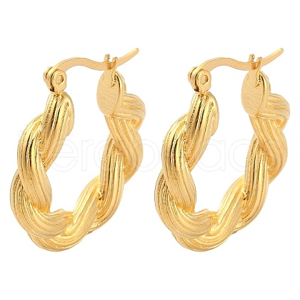 PVD Vacuum Plating 304 Stainless Steel Hoop Earrings EJEW-K259-05G-1