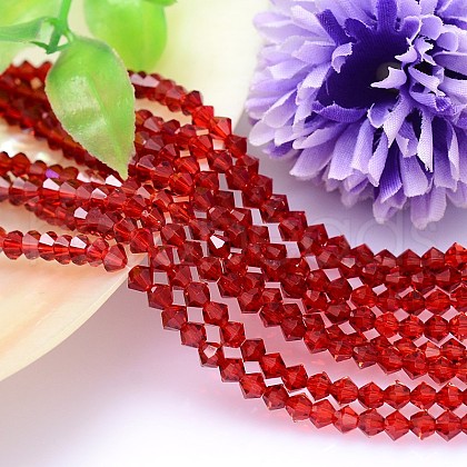 Faceted Imitation Austrian Crystal Bead Strands G-M180-6mm-05A-1