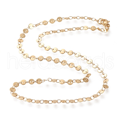 304 Stainless Steel Link Chain Necklaces STAS-I156-27A-G-1
