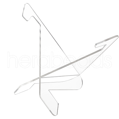 Triangle Acrylic Mobile Phone Holders ODIS-WH0038-101B-1