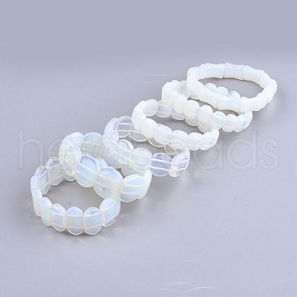 Opalite Stretch Bracelets BJEW-S039-05D-1