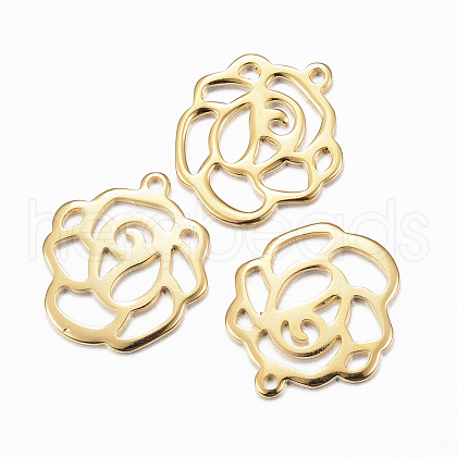 201 Stainless Steel Charms STAS-H557-21G-1