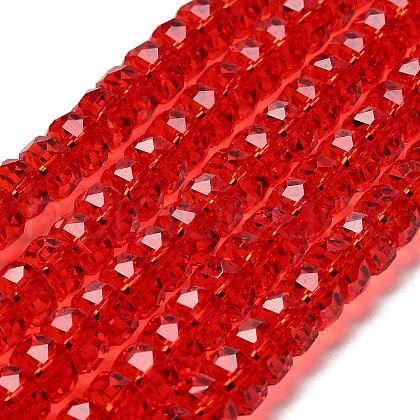 Transparent Glass Beads Strands EGLA-K071-05F-1