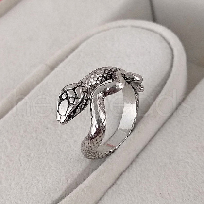Tibetan Style Alloy Cuff Rings FS-WGA06B7-03-1