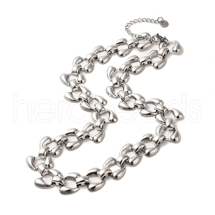 Handmade 304 Stainless Steel Necklaces NJEW-Q333-05P-1