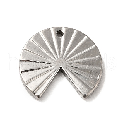 Non-Tarnish 304 Stainless Steel Pendants STAS-M312-01B-P-1