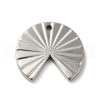 304 Stainless Steel Pendants STAS-M312-01B-P-1