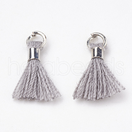 Polycotton(Polyester Cotton) Tassel Pendant Decorations FIND-S275-02P-1