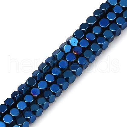 Electroplate Non-magnetic Synthetic Hematite Beads Strands G-I175-09H-1