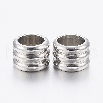 Tarnish Resistant 304 Stainless Steel Beads STAS-K181-09-06P-1