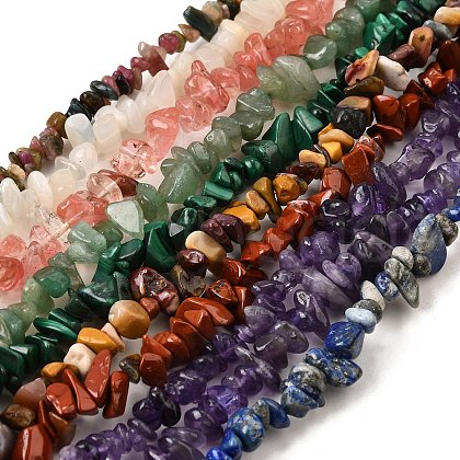Natural & Synthetic Mixed Gemstone Beads Strand G-XCP0001-34-1