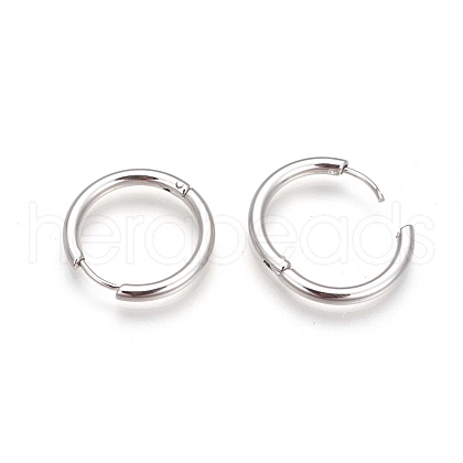 304 Stainless Steel Hoop Earrings X-EJEW-P177-P-06-1