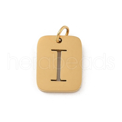 304 Stainless Steel Charms STAS-R001-01G-I-1