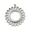304 Stainless Stee Locket Pendants STAS-S132-07P-01-1