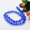Faceted Polyhedron Imitation Austrian Crystal Bead Strands G-M190-9x6mm-13A-2