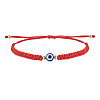 Evil Eye Bracelet Bracelet Blue Eye Palm Weaving Rope Bracelet Adjustable Friendship Red Rope SX3134-2-1