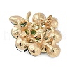 Fruit Zinc Alloy Rhinestone Brooches for Backpack Clothes JEWB-R068-02C-G-2