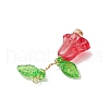 Glass Pendants PALLOY-JF03497-5