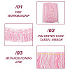 Polyester Yarn Tassel Ribbon MP-TAC0001-11A-5
