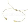 Adjustable Natural Amazonite & Quartz Crystal & Apatite Braided Bead Bracelets for Women BJEW-JB11619-05-4