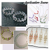 AHADERMAKER 140pcs 7 colors Transparent Glass Charms GLAA-GA0001-66-7