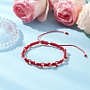 Adjustable Nylon Cord Braided Bead Bracelets BJEW-MZ00163-03-1