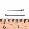 304 Stainless Steel Head Pins STAS-T065-15mm-20P-3