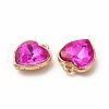 Faceted Glass Rhinestone Pendants GLAA-I051-B20-3