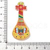 Instrument Theme Translucent Resin Big Pendants RESI-M037-03C-3