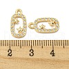 Brass Micro Pave Cubic Zirconia Pendant KK-H460-07G-3