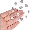 304 Stainless Steel Stamping Blank Tag Pendants Sets STAS-PH0007-01-5