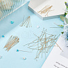 ANATTASOUL 100Pcs Brass Ball Head Pins KK-AN0001-02-7