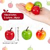 CHGCRAFT 30Pcs 3 Colors Mini Foam Imitation Apples DJEW-CA0001-26-2