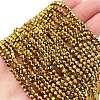 Transparent Electroplate Glass Beads Strands EGLA-A039-T2mm-UA01-1