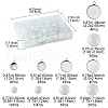DIY Blank Dome Pendant Making Kit DIY-FS0005-47-4