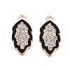Alloy Enamel Pendants PALLOY-N176-100KCG-1