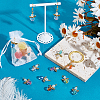32Pcs Glass Pendants PALLOY-PH01670-5